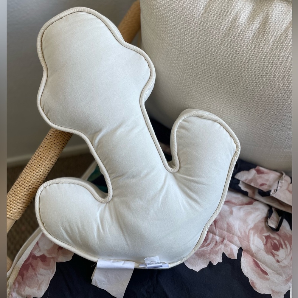 The Emily & Meritt Gold Anchor Pillow - Picture 5 of 7